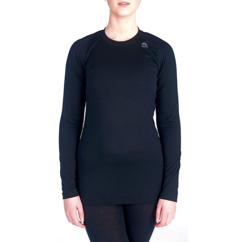 Aclima Lightwool Crew Neck Woman L Jet Black