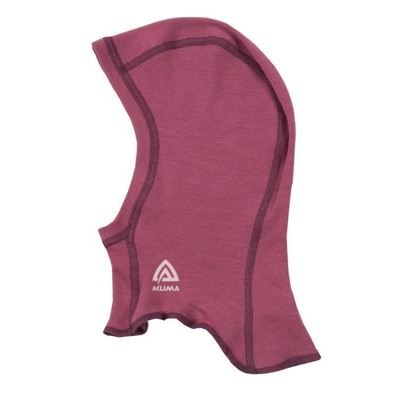 Aclima Warmwool Balaclava Children L Damson
