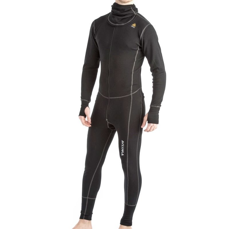 Aclima Warmwool Overall Man XS Jet Black