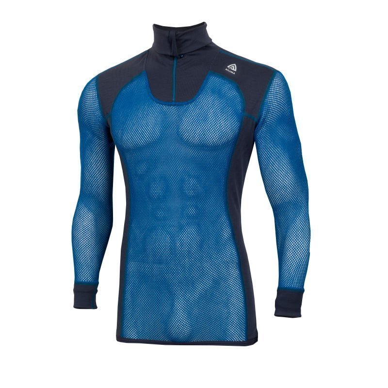 Aclima Woolnet Polo W/Zip Man XXL Skydiver/Periscope