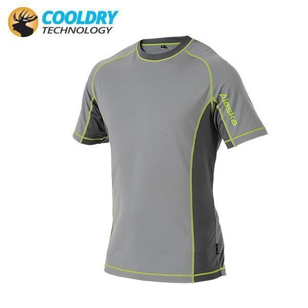 Alaska Cooldry 180G tekninen T-paita harmaa