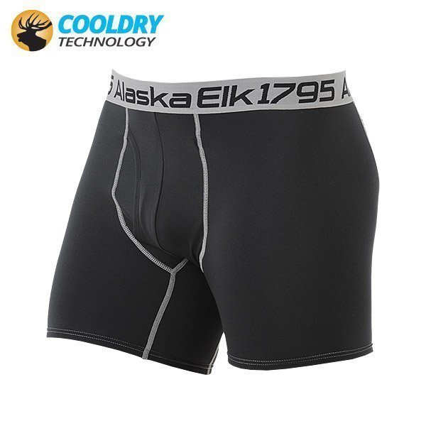 Alaska Cooldry 180G tekniset urheiluboxerit musta