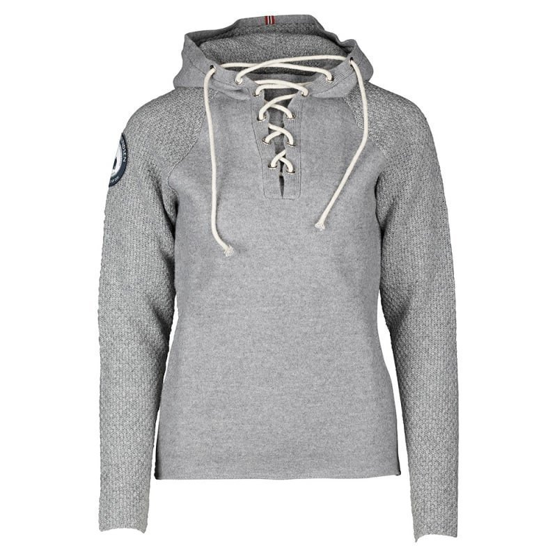 Amundsen Boiled Hoodie Mens Laced XXL Light Grey