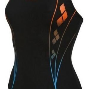 Arena Web V-Back Musta/Turkoosi
