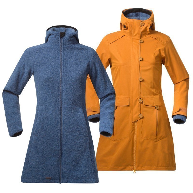 Bergans Bjerke 3in1 Lady Coat XL Outer:Desert/Inner:Dusty