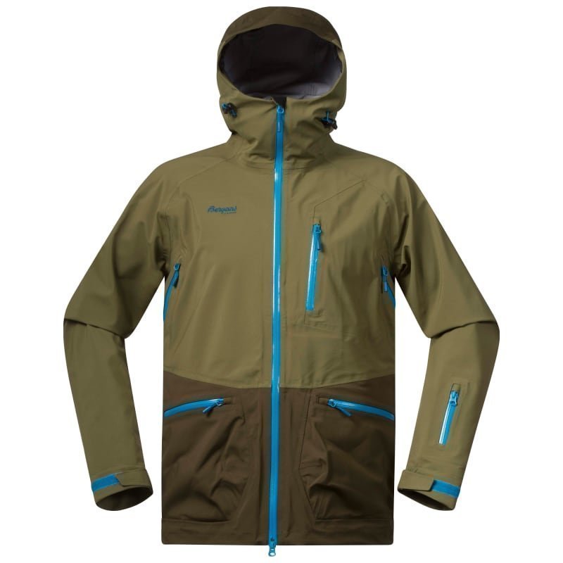 Bergans Myrkdalen Insulated Jacket L KhakiGreen/ArmyGreen/Lt Seablu