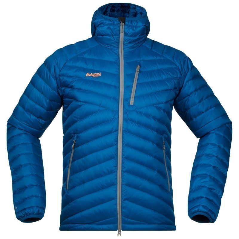 Bergans Slingsbytind Down Jacket w/Hood XL Ocean/SolidGrey/Pumpkin