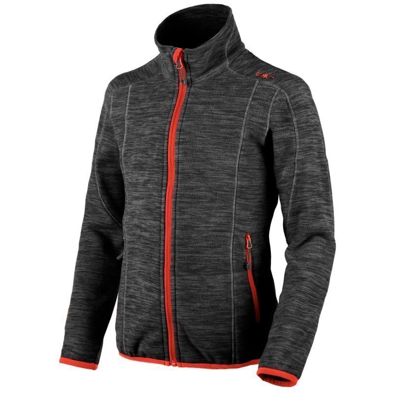 CMP Girl Sestriere Fleece Jacket 116 Nero Mel.