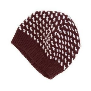 Canada Goose Birdseye Beanie Tummanpunainen