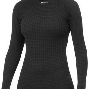 Craft Warm Wool Crewneck naisten aluspaita musta