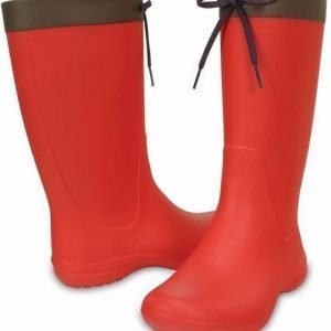 Crocs Freesail Rain Boot Women's Flame USW 6