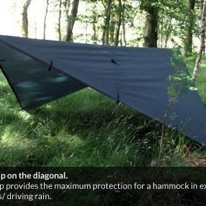 DD Hammocks Tarp 3x3 Vihreä