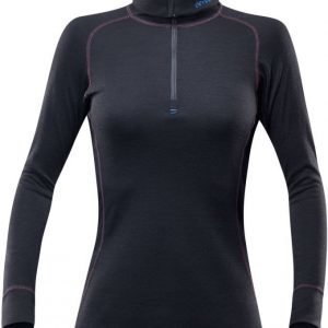 Devold Duo Active Zip Neck Woman Musta XL