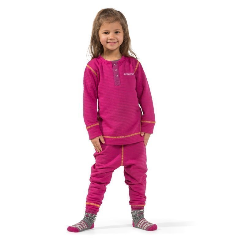 Didriksons Moarri Kids Set 80 Lilac Striped