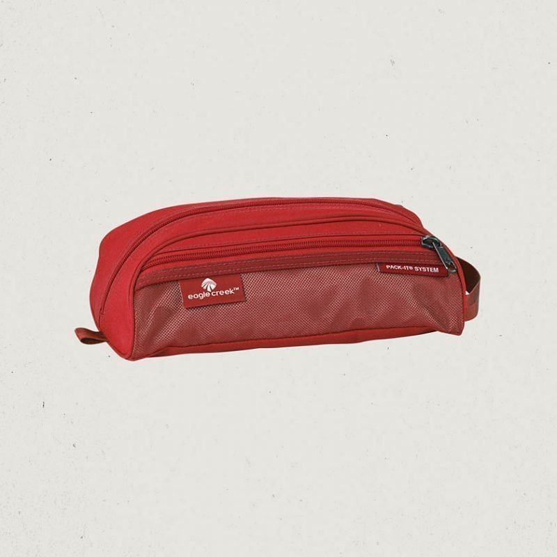 Eagle Creek Pack-It Quick Trip mini toilettilaukku punainen