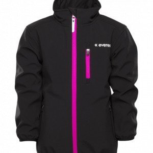 Everest J Lt Softshel Jkt Takki Musta