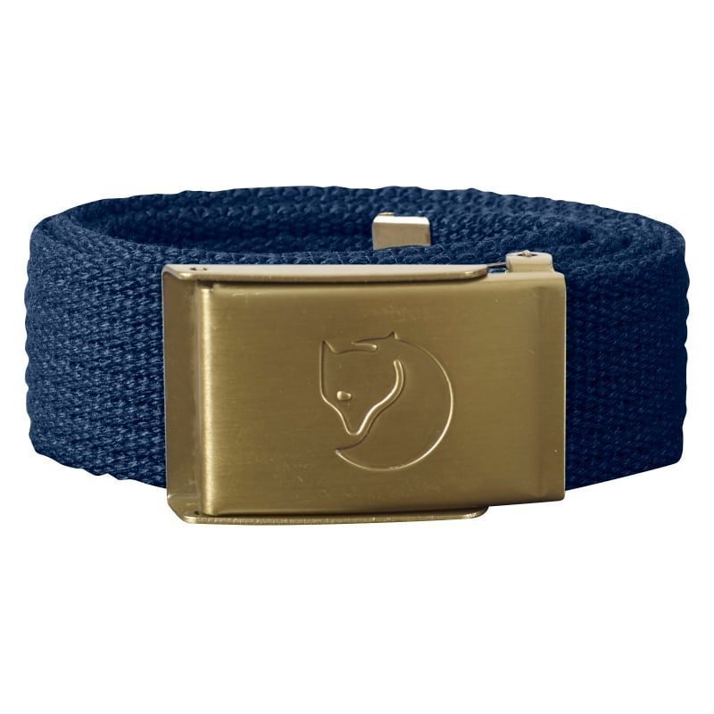 Fjällräven Kids Canvas Brass Belt ONESIZE Blueberry