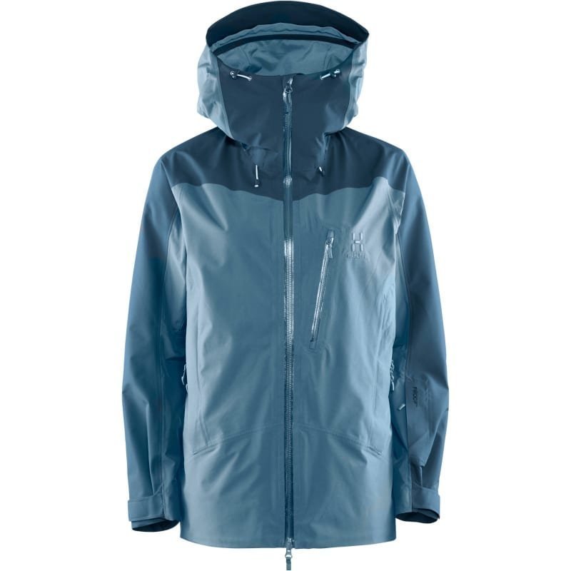 Haglöfs Niva Jacket Women's L Steel Sky/Blue Ink