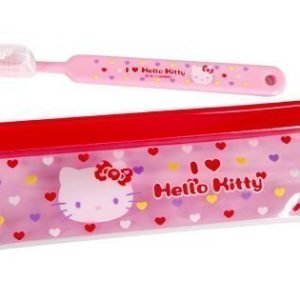 Hello Kitty hammasharja ja kotelo