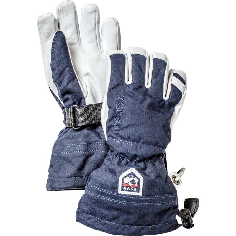Hestra Army Leather Heli Ski Jr 3 Marin