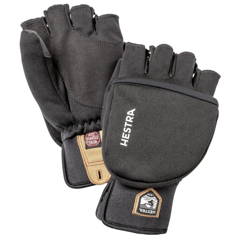 Hestra Windstopper Pullover Mitt 7 Black