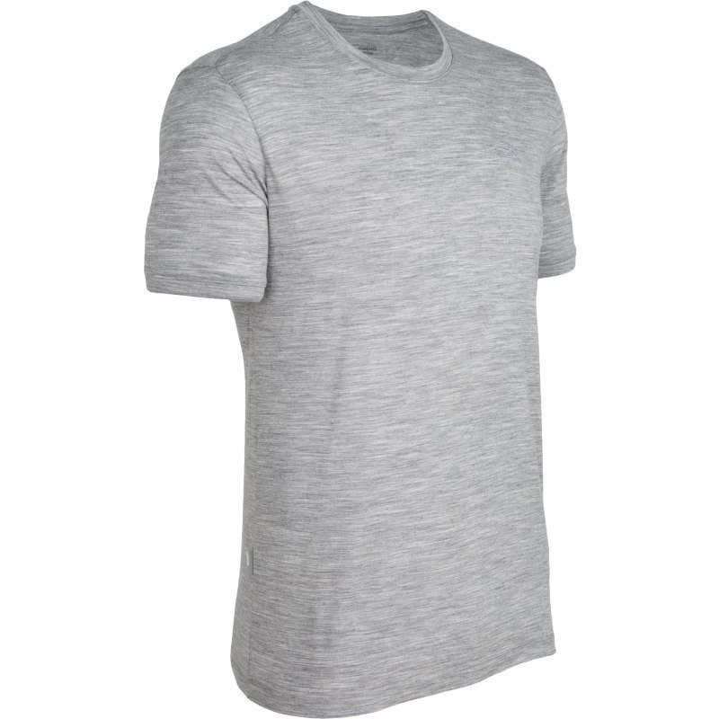 Icebreaker Men's Tech T Lite SS XL Metro Hthr