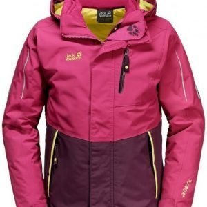 Jack Wolfskin Crosswind 3In1 Kids Punainen 176