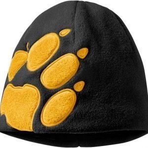 Jack Wolfskin Front Paw Hat Kids Musta yksi koko (49-55 cm)