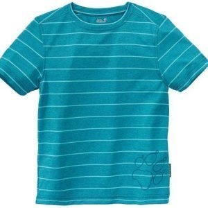 Jack Wolfskin Kids Run Around Tee Turkoosi 152