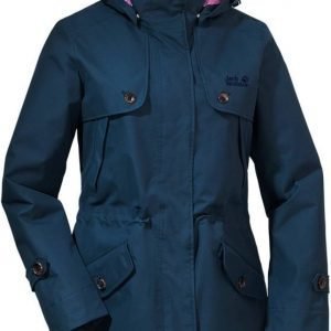 Jack Wolfskin Queenstown Coat Women Tummansininen XS