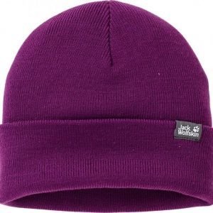 Jack Wolfskin Rib Knit Cap Purple S