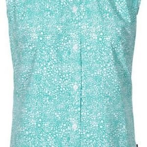 Jack Wolfskin Wahia Print Sleeveless Shirt Sininen XXL