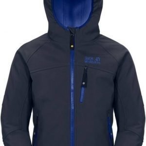Jack Wolfskin Whirlwind Jacket Boys Tummansininen 176