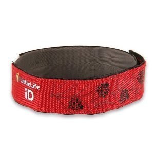 LittleLife Ladybird iD strap lasten yhteystietoranneke