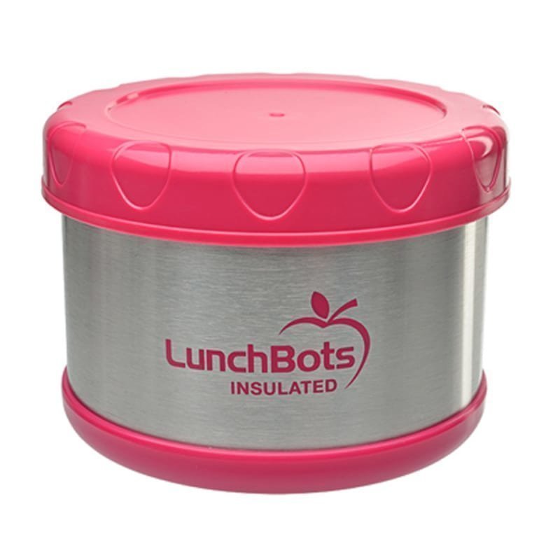 Lunchbots Insulated Food Container Pink