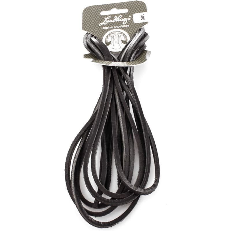 Lundhags Leather Laces 180 CM Black