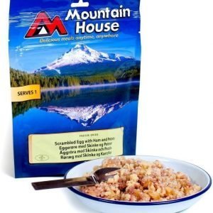 Mountain House Munakokkelia savukinkkua ja paistettua perunaa