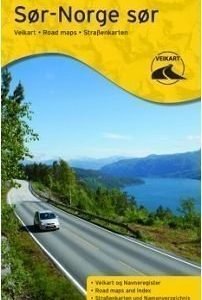 Norja tiekartta Etelä/Eteläosa 2014