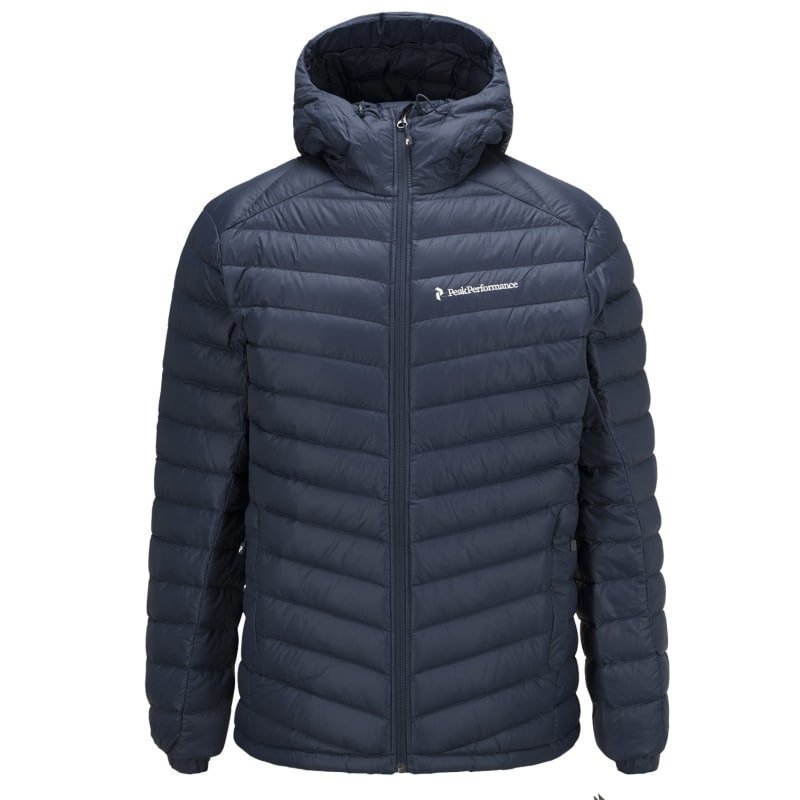 Peak Performance Men's Frost Down Hooded Jacket XXL Blue Shadow