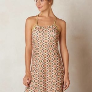 Prana Quinn Dress Regular Vihreä/punainen XS