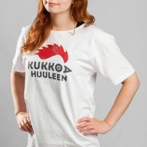 Pure Waste T-paita Kukkoa Huuleen tyttökuvalla