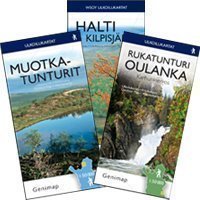 Salla-Savukoski kelkkareitit 1:400 000 2006