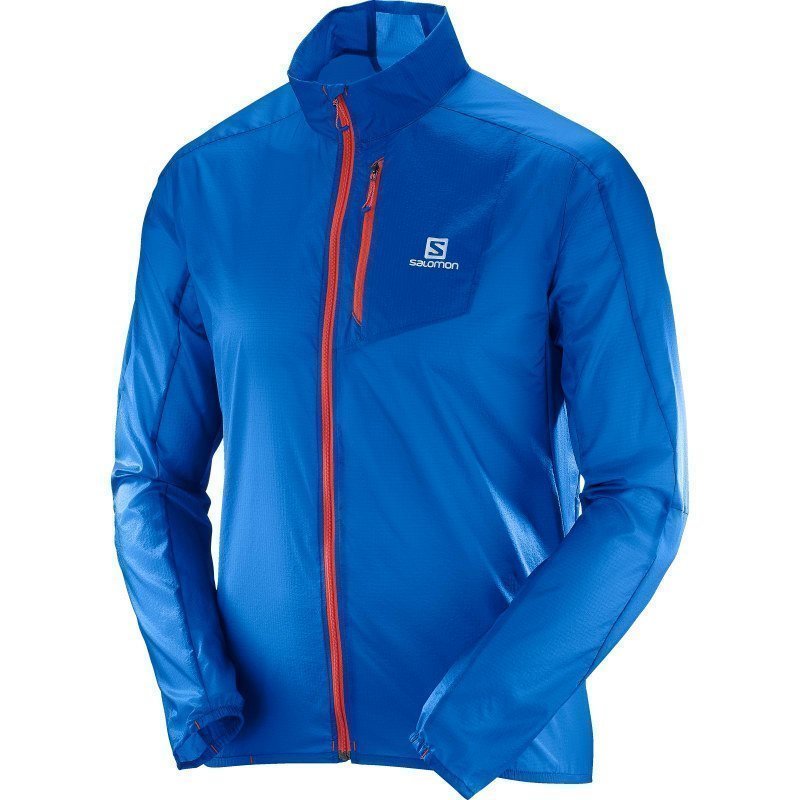 Salomon Fast Wing Jkt Men's M Blue Yonder
