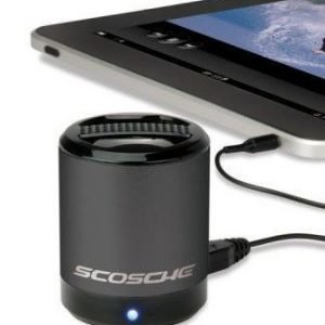 Scosche boomCAN musta matkakaiutin