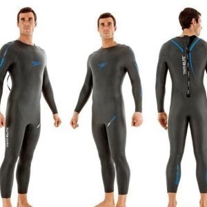 Speedo Tri-Comp Full Body Suit miesten uima-asu tumman harmaa