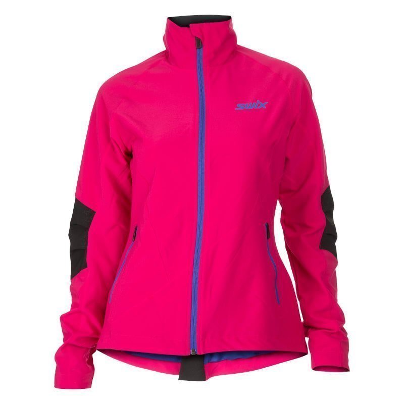 Swix Decibel Jacket Womens XL Bright Fuchsia/Mazarin Blue