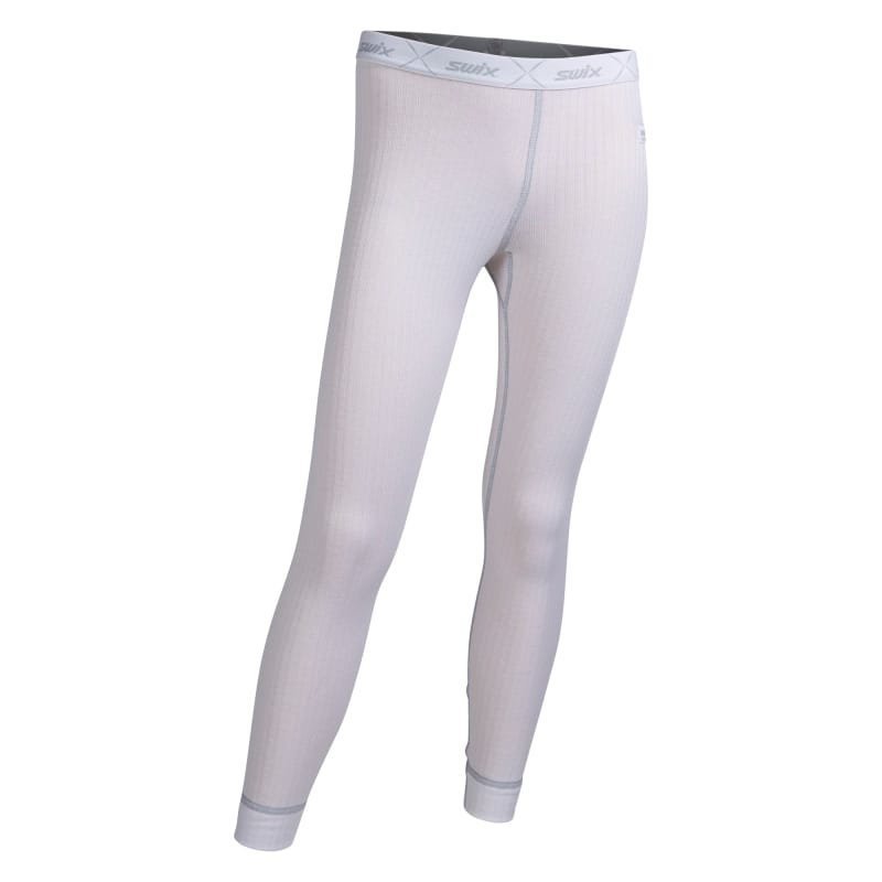 Swix RaceX bodyw pants Juniors 8 Bright White/Cold Grey