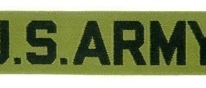 US ARMY-tekstilaatta kenttämalli kudottu