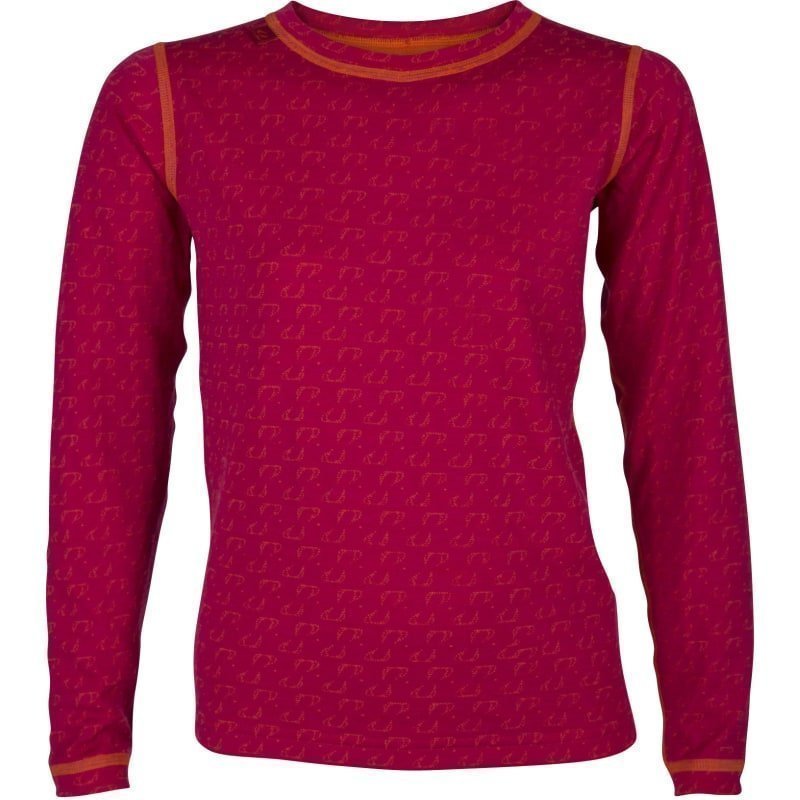 Ulvang 50Fifty round neck Jr 14 Persian Red/Red Orange