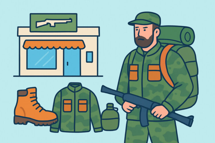 Army shopit Suomessa – maastopuvut ja kestävät varusteet